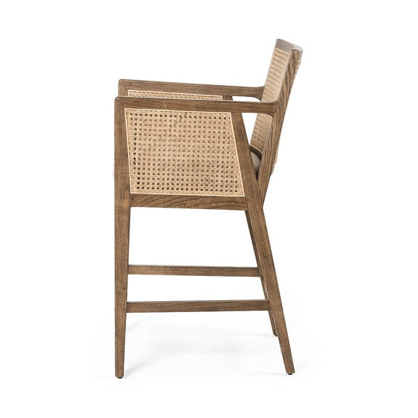 Antonia Stool - Toasted Parawood