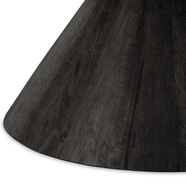 Bibianna Dining Table - Worn Black Marble