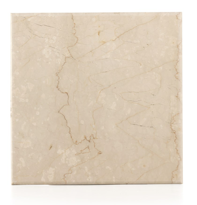 ARUM END TABLE-CREAM MARBLE