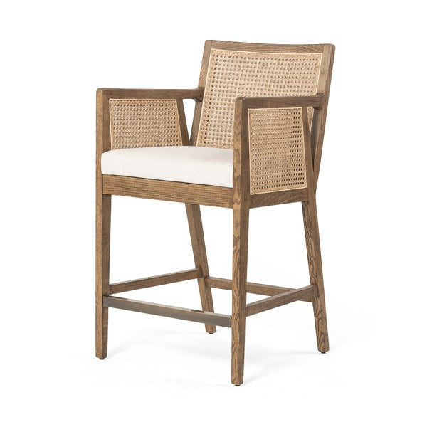 Antonia Stool - Toasted Parawood