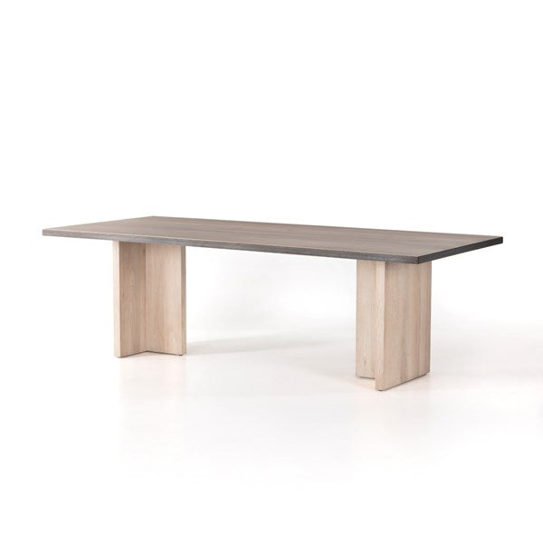 Cross Dining Table Ashen Walnut