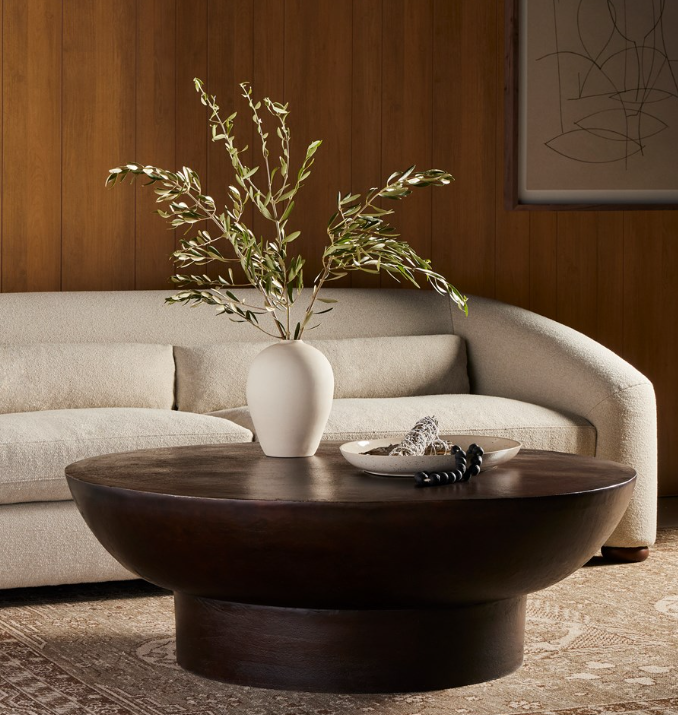 SEARCY COFFEE TABLE-ANTIQUE RUST