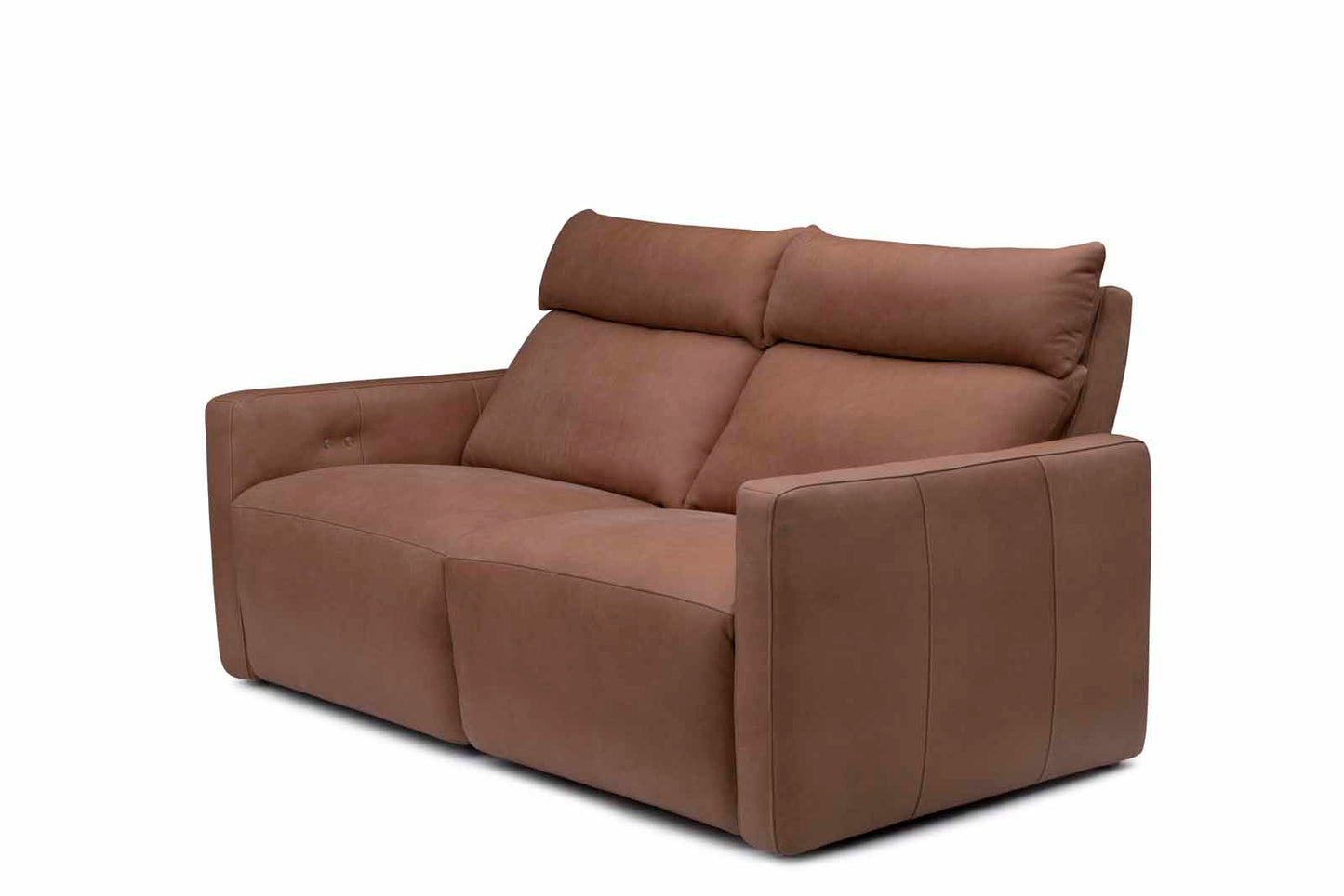 Halle 2-Seat Sofa in Camel Leather