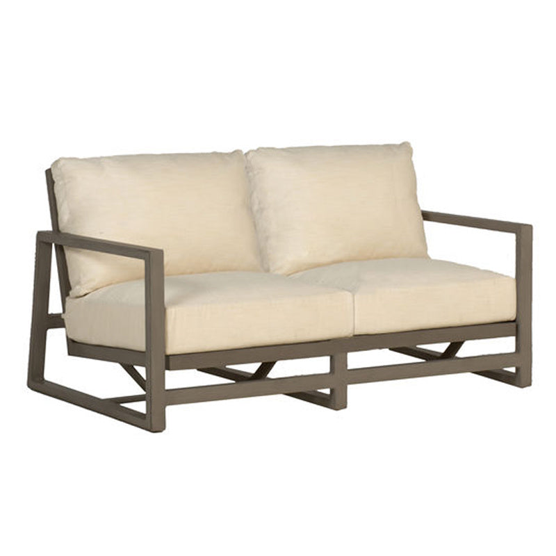 Avondale Aluminum Loveseat Slate Grey