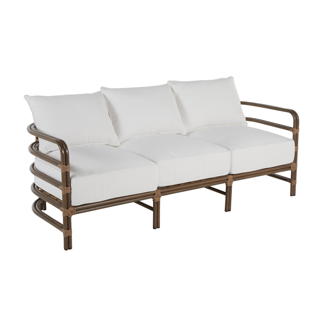 Malibu Sofa Burlap/Oak