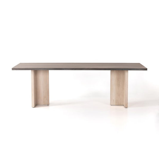Cross Dining Table Ashen Walnut