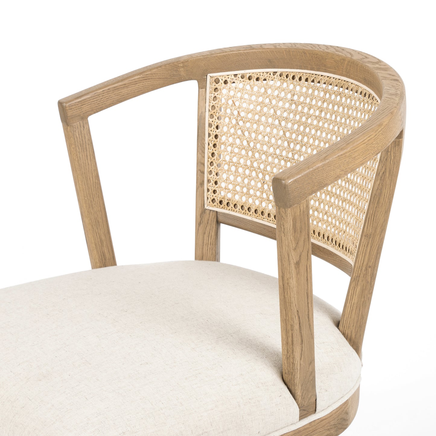 Alexa Desk Chair-Light Honey Oak