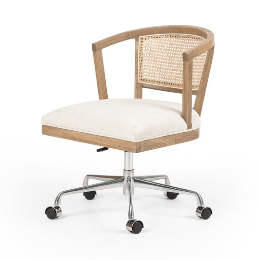 Alexa Desk Chair-Light Honey Oak