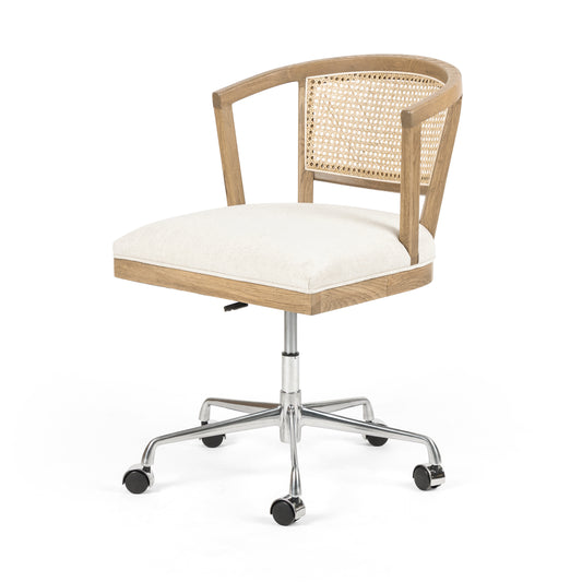 Alexa Desk Chair-Light Honey Oak