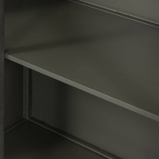 Belmont Metal Cabinet-Gunmetal