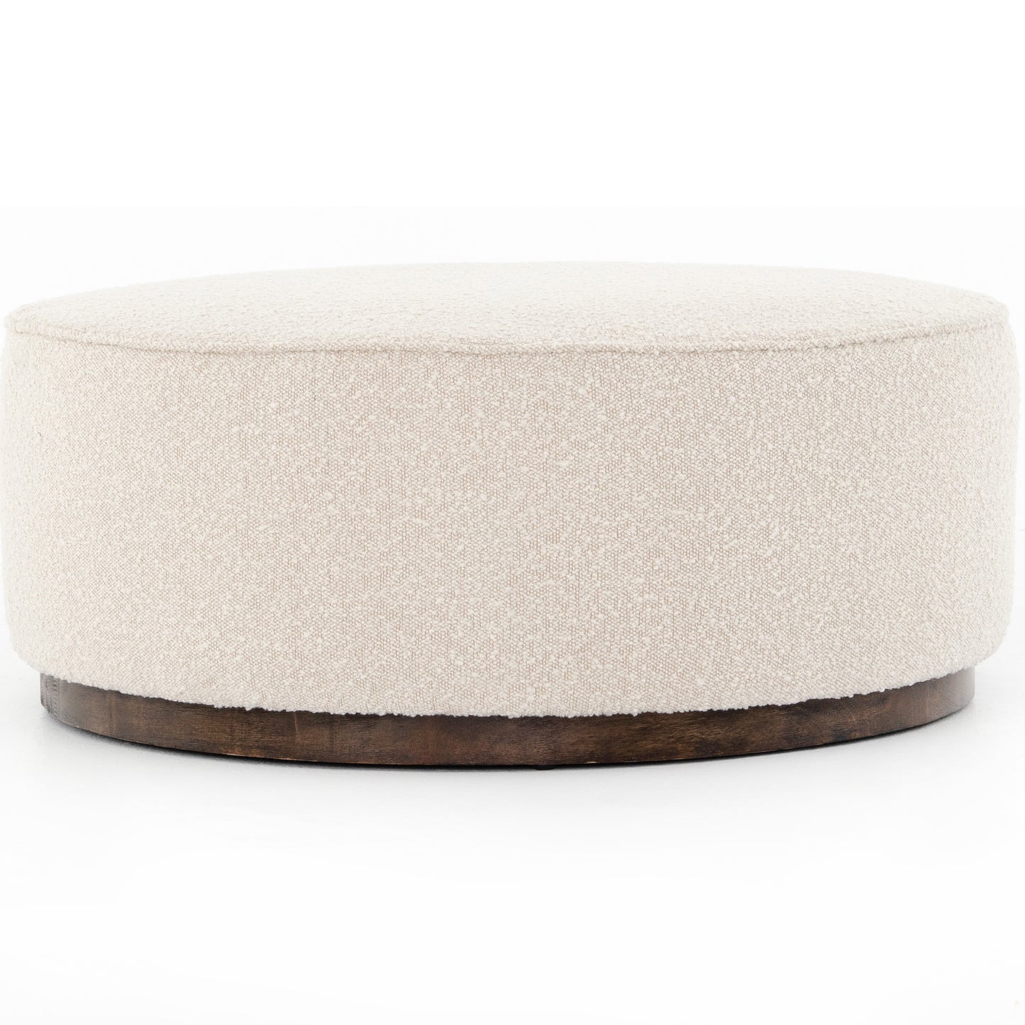 Sinclair Large Round Ottoman-Knoll Nat