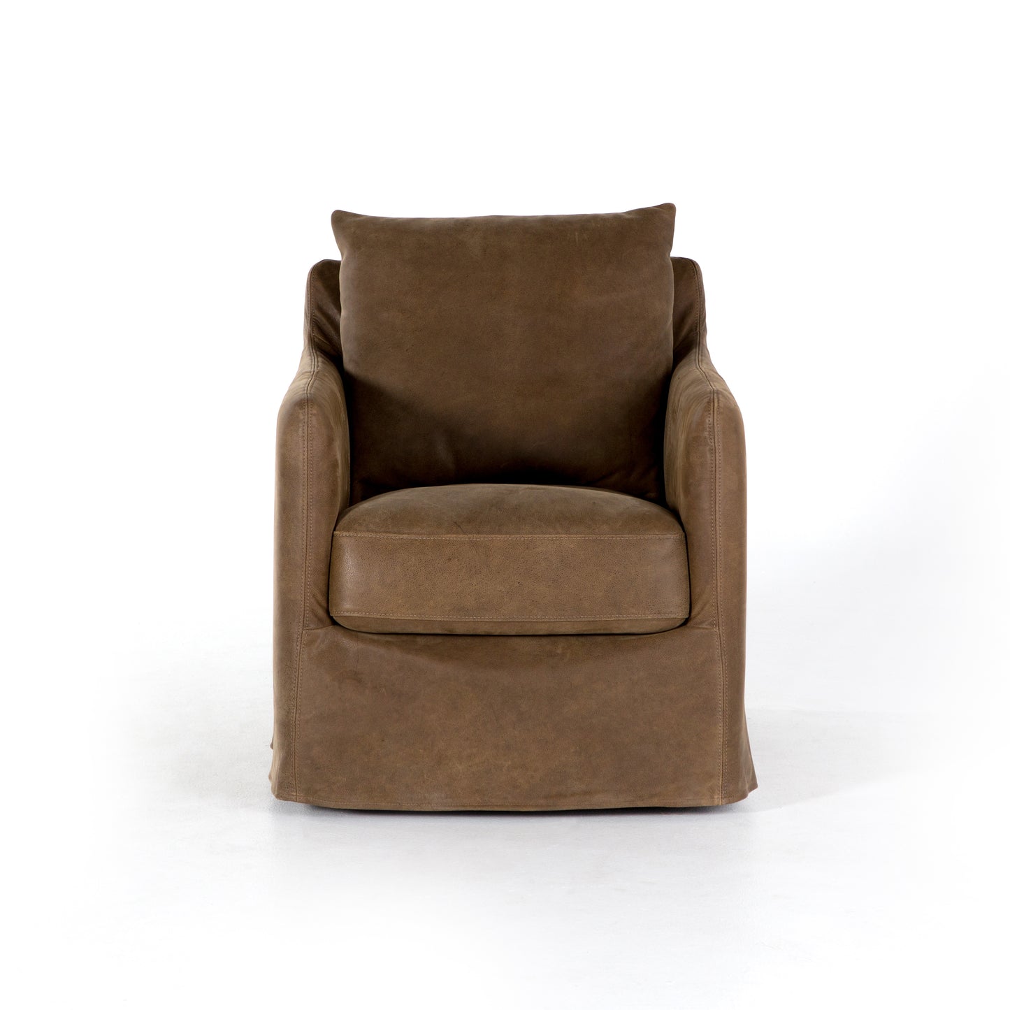 Banks Swivel Chair-Umber Grey