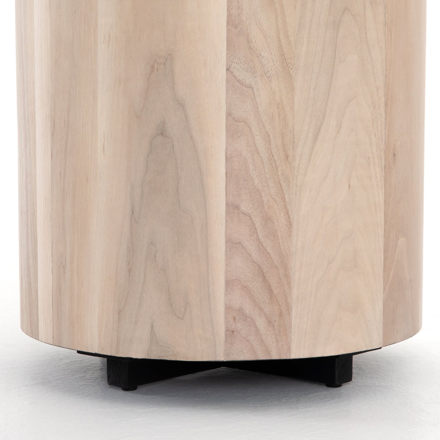 Hudson Round End Table-Ashen Walnut