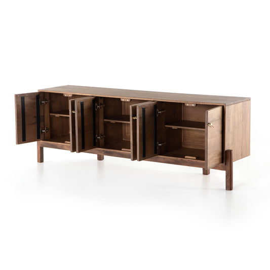 Reza Media Console-Smoked Honey