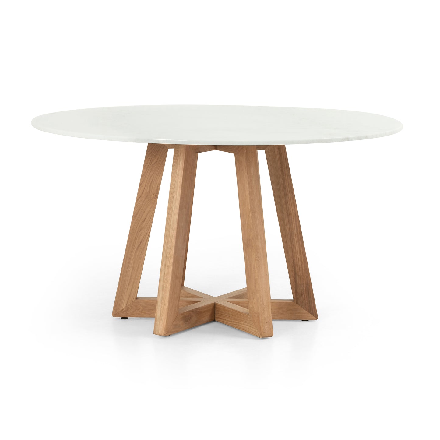 Creston Dining Table-White Marble