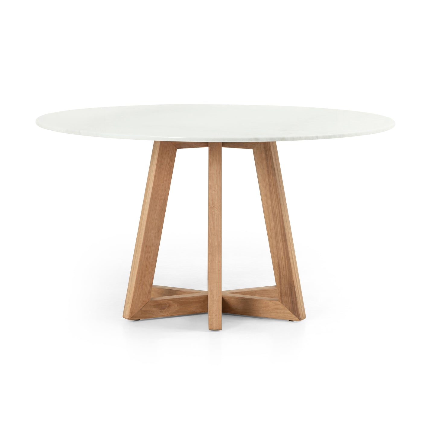 Creston Dining Table-White Marble