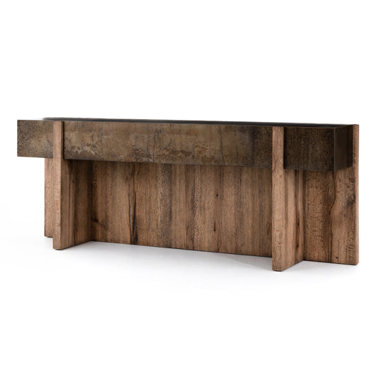 Bingham Console Table - Rustic Oak