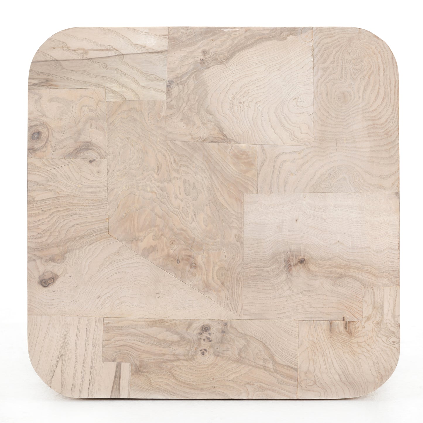Blanco End Table-Bleached Burl