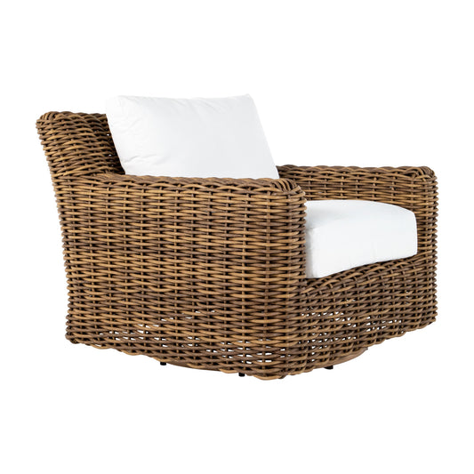 Montauk Swivel Lounge Raffia