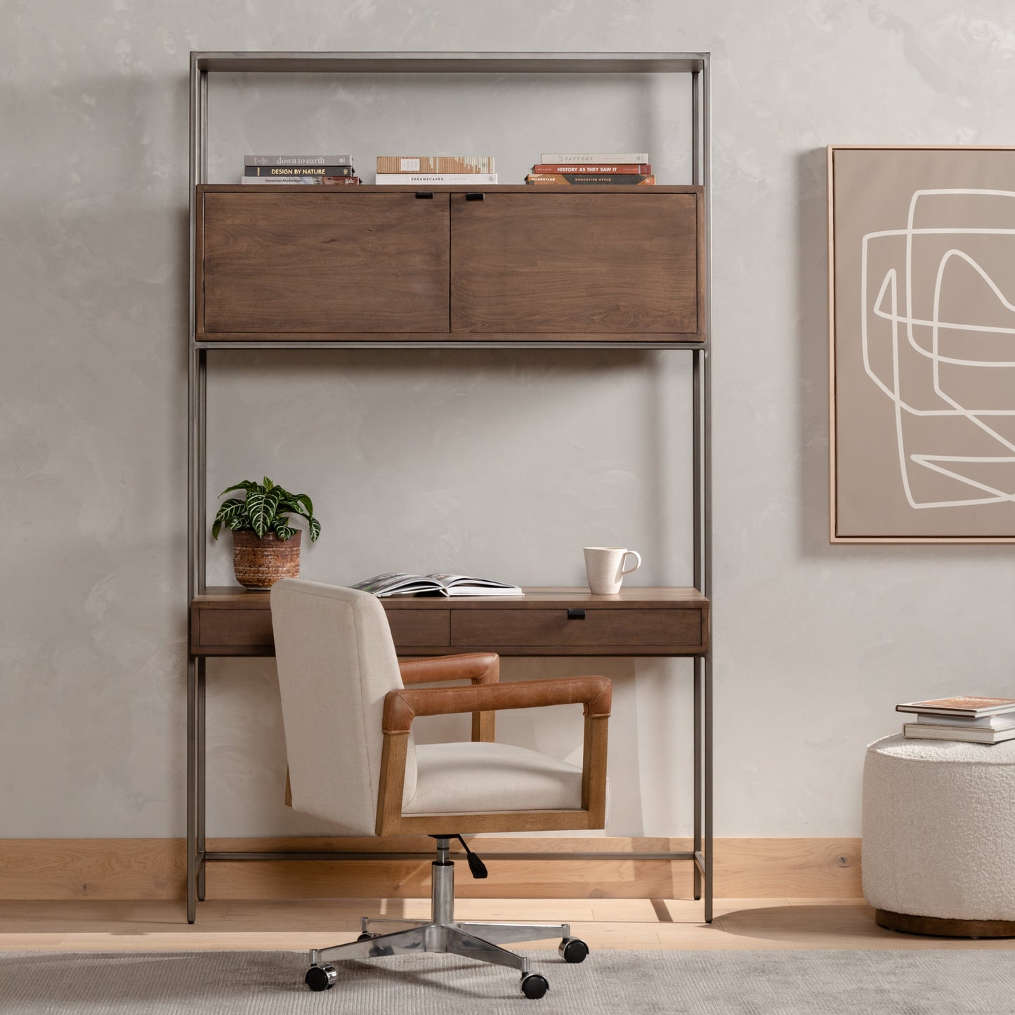 Reuben Desk Chair-Harbor Natural
