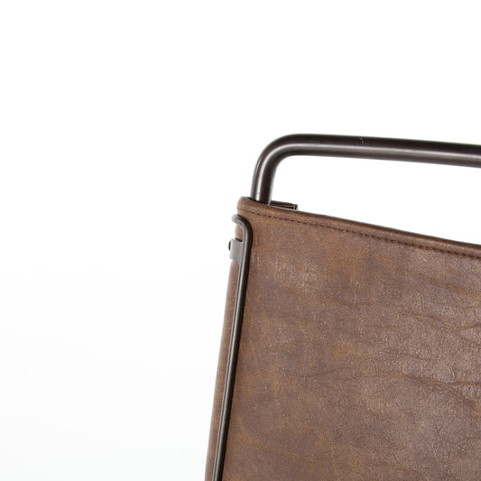 Wharton Bar Stool-Distressed Brown