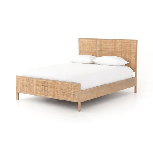 Sydney King Bed-Natural