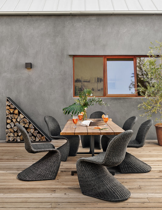 Portia Outdoor Dining Chair-Vintage Coal
