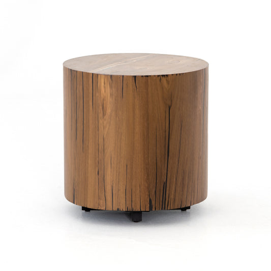 Hudson Round End Table-Natural Yukas