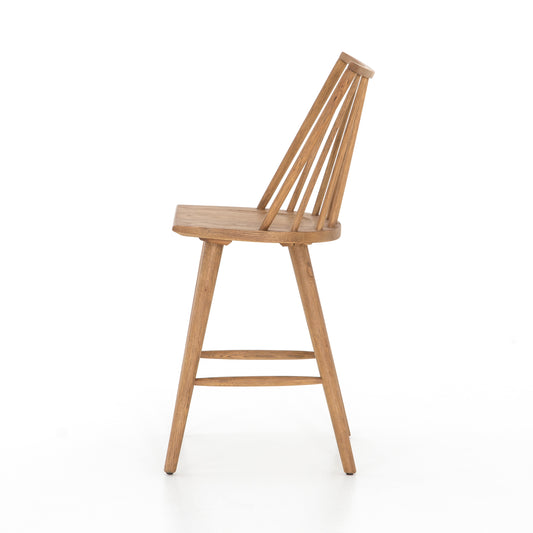 Lewis Windsor Counter Stool-Sandy Oak