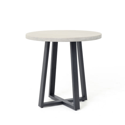 Cyrus Round Dining Table-32"-Grey